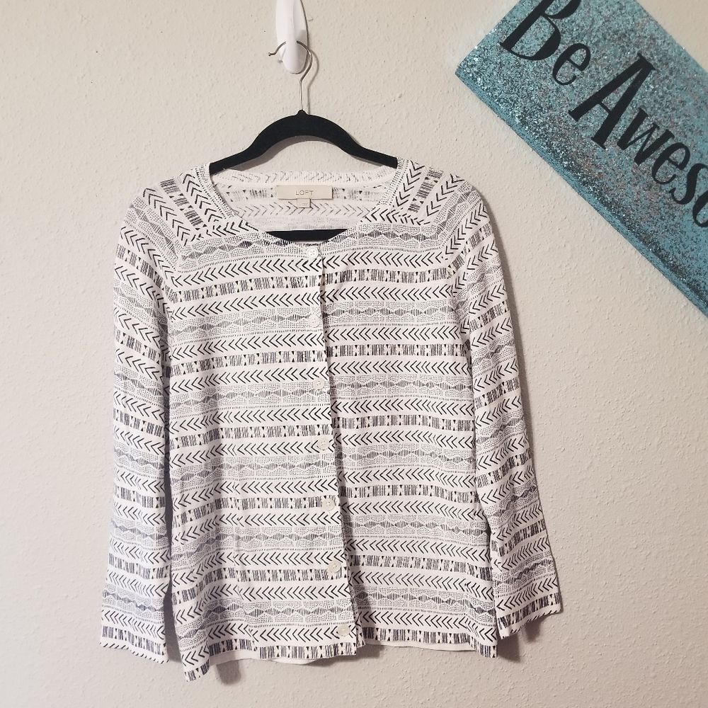 Loft Button Down Blouse